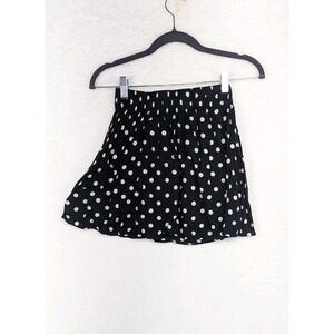 PINK‎ Victoria Secret Black & White Pokda Dot Skirt Elastic Waist - XS
